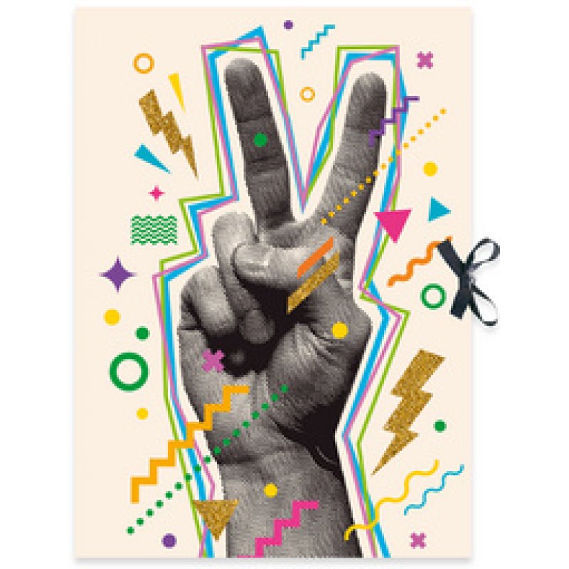 RNK Verlag Pochette de rangement à dessins "Pop art"