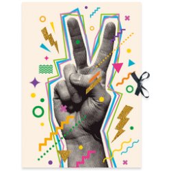 RNK Verlag Pochette de rangement à dessins "Neon"