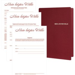 RNK Verlag Mappe "Mein letzter Wille" für 2 Personen