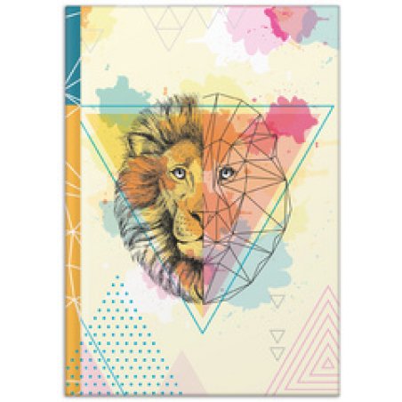 RNK Verlag Carnet de notes "Lion", A4, 96 feuilles, uni