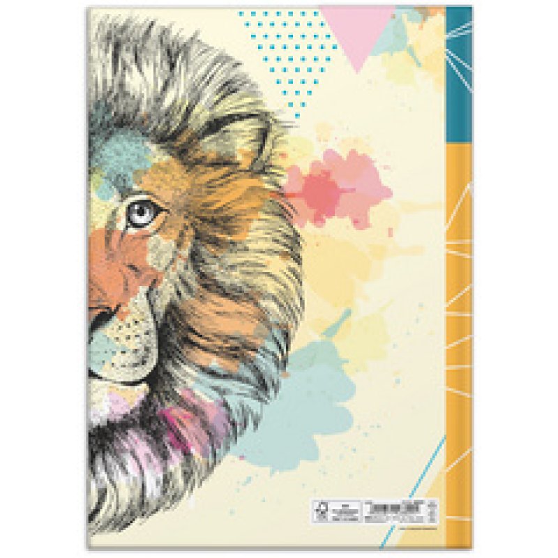 RNK Verlag Carnet de notes "Lion", A4, 96 feuilles, uni