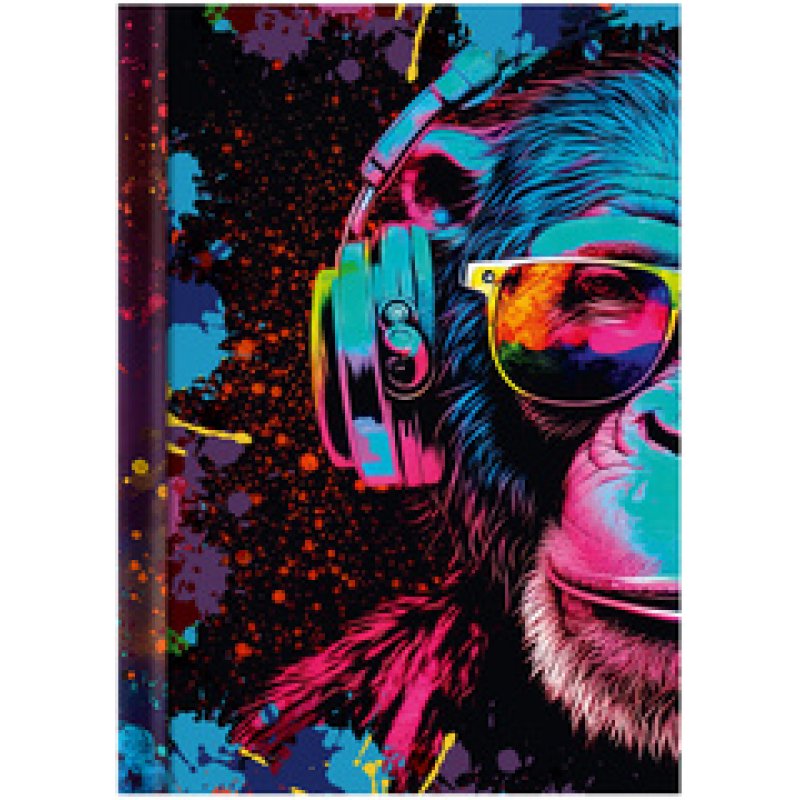 RNK Verlag Carnet de notes "Lion", A4, 96 feuilles, uni