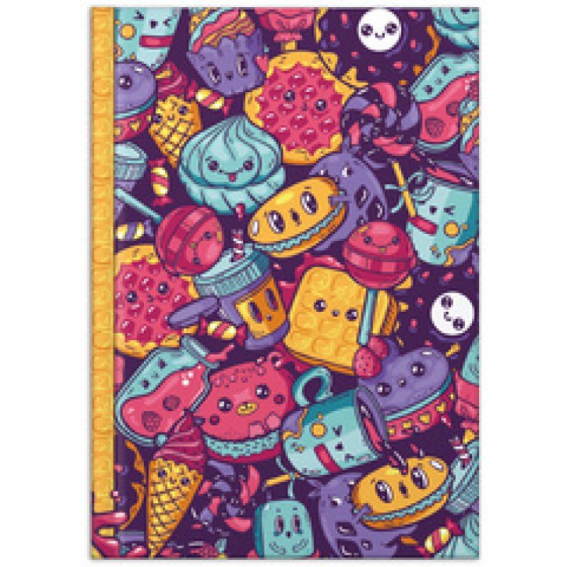 RNK Verlag Carnet de notes "Sweets", A4, 96 feuilles, uni