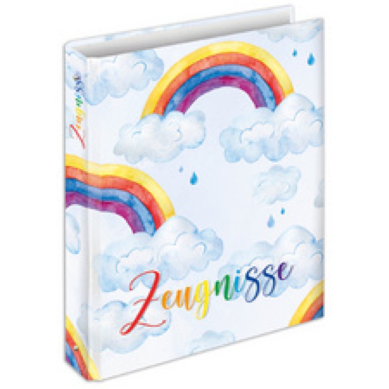 RNK Verlag Zeugnisringbuch "Rainbow", DIN A4, 250 x 315 mm
