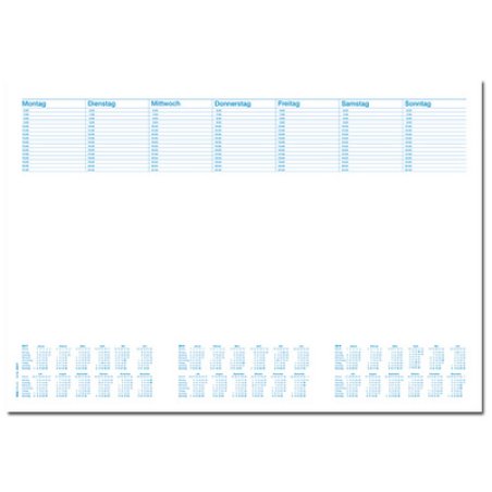 RNK Verlag Papier-Schreibunterlage "Office", mit Kalendarium