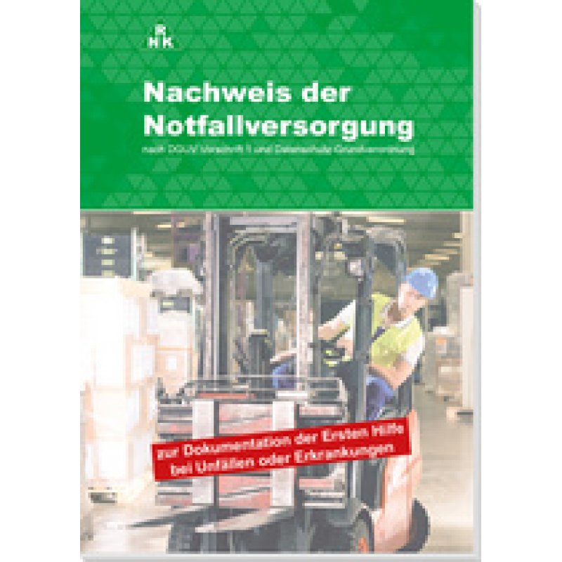 RNK Verlag Block "Nachweis der Notfallversorgung", DIN A5