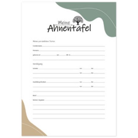 RNK Verlag Ahnentafel "Meine Ahnentafel", DIN A2