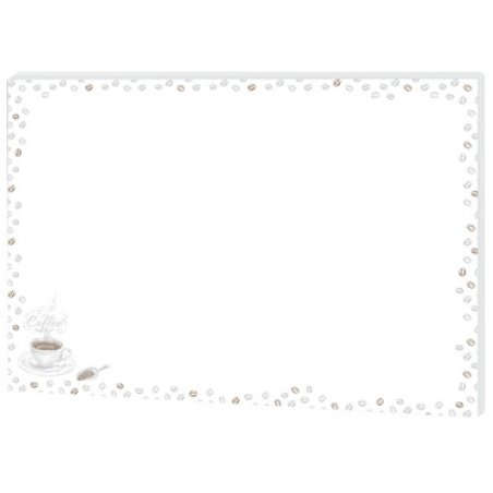 RNK Verlag Sous-mains en papier "Honey", uni