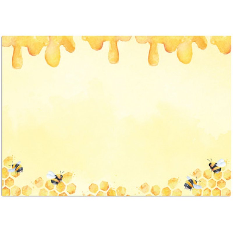 RNK Verlag Sous-mains en papier "Honey", uni