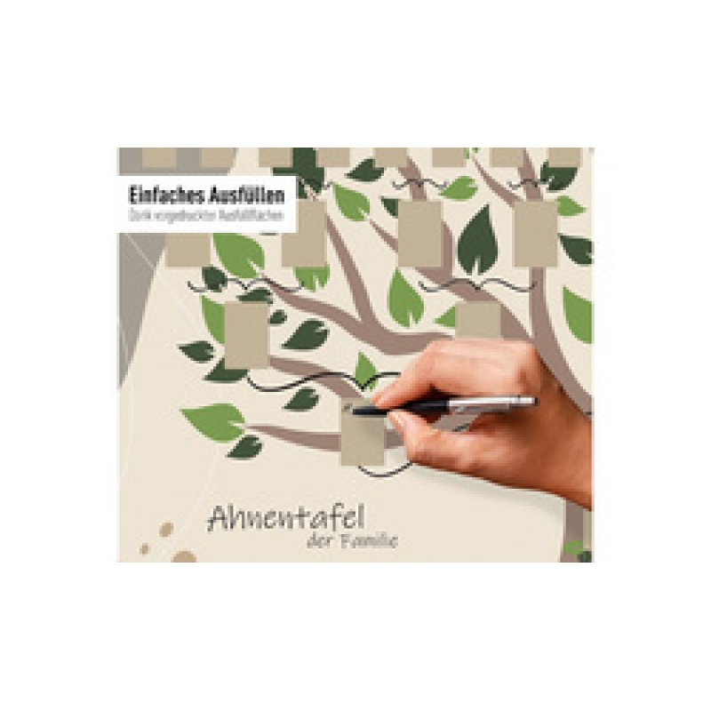 RNK Verlag Schmuck-Ahnentafel "Illustrierter Baum", DIN A1