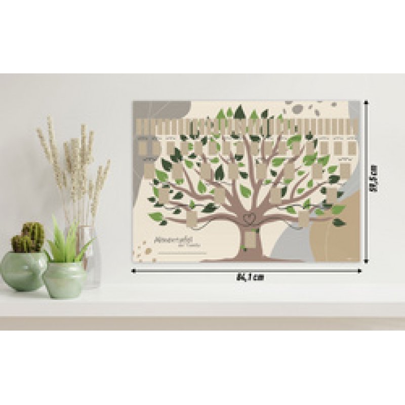 RNK Verlag Schmuck-Ahnentafel "Illustrierter Baum", DIN A1