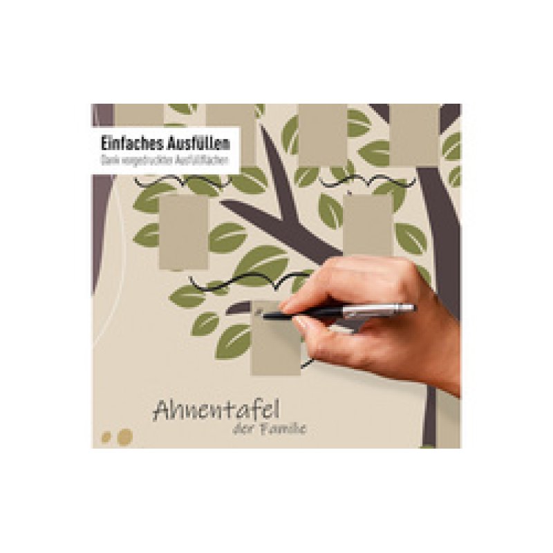 RNK Verlag Schmuck-Ahnentafel "Illustrierter Baum", DIN A2