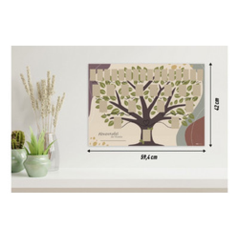 RNK Verlag Schmuck-Ahnentafel "Illustrierter Baum", DIN A2