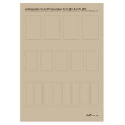 RNK Verlag Korrekturetiketten für Ahnentafel 2811 und 2813