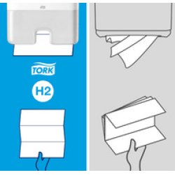 TORK Xpress Essuie-mains interfoliés, 213 x 240 mm, pliage Z