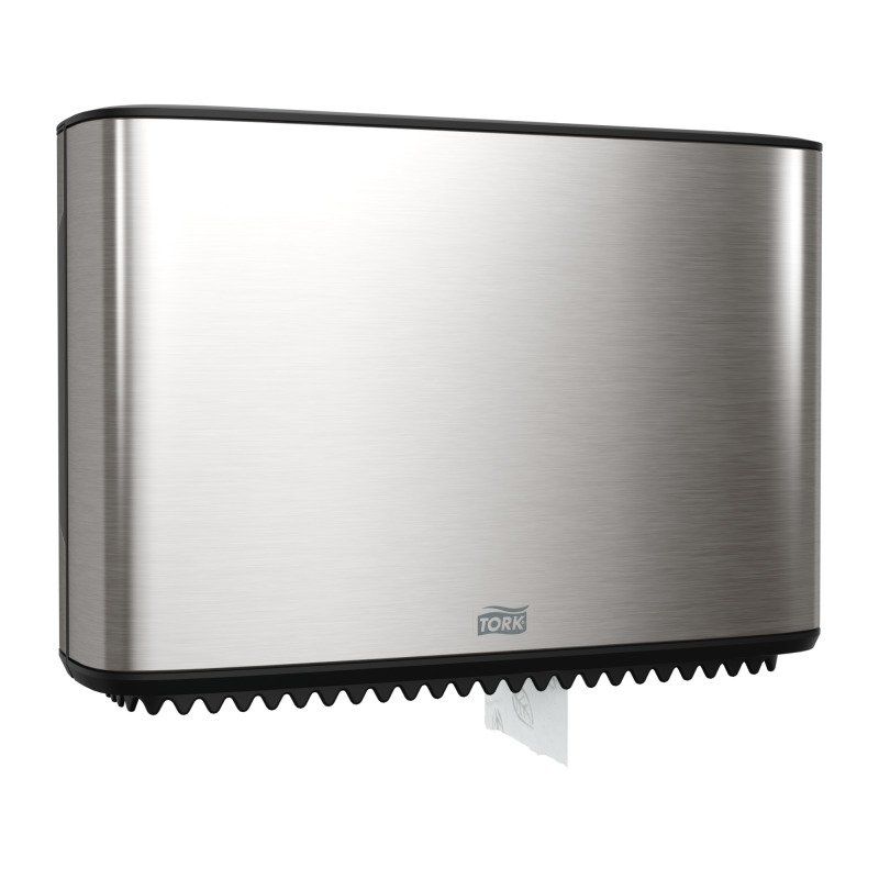 Tork 460006 dérouleur de papier toilette Acier inoxydable Plastique, Acier Dérouleur papier toilette