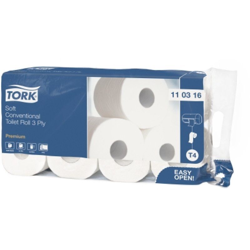 TORK Papier toilette, 3 couches, blanc