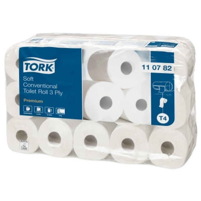 TORK Papier toilette, 3 couches, grand paquet, blanc