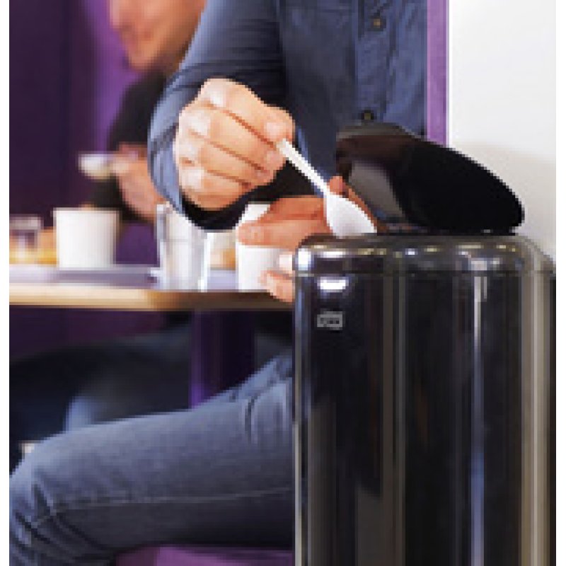 TORK Mini-poubelle Elevation, plastique, 5 litres, noir