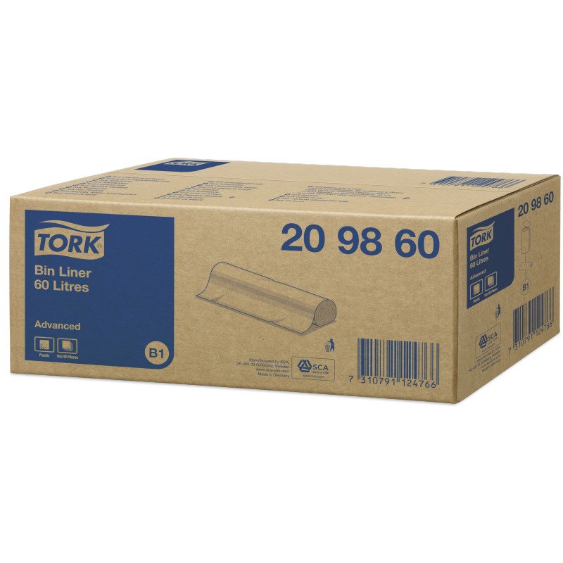 Tork 209860 trash bag 60 L Green 100 pc(s)