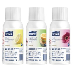 Tork 236056 liquid air freshener Spray air freshener White Citrus, Flower, Fruit 75 ml 46 g