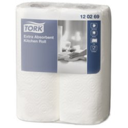 TORK Rouleau de papier essuie-tout, 3 couches, blanc