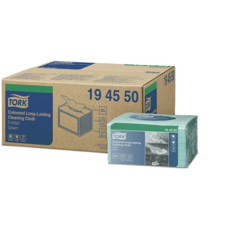 TORK Chiffon de nettoyage tout usage, 385 x 300 mm, vert
