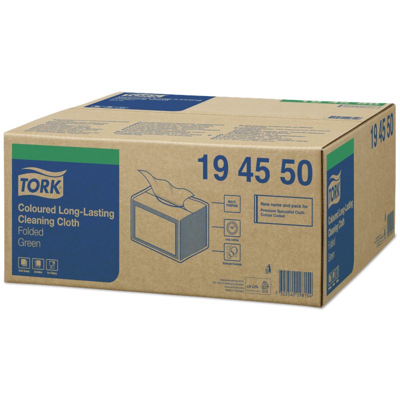 Tork 194550 cleaning cloth Paper Green 40 pc(s)