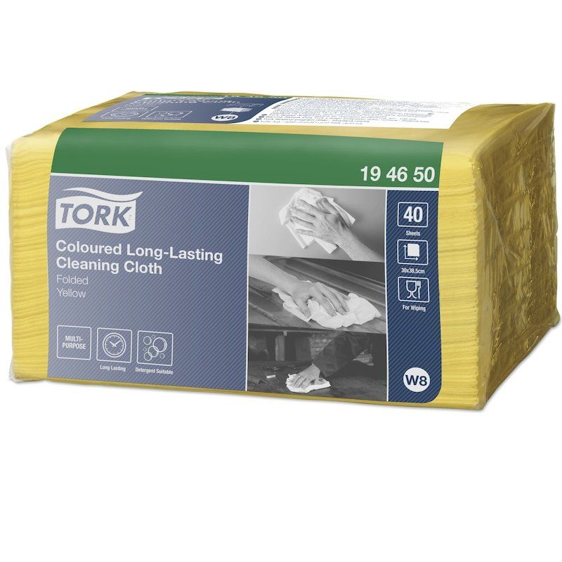 Tork 194650 cleaning cloth Paper Yellow 40 pc(s)