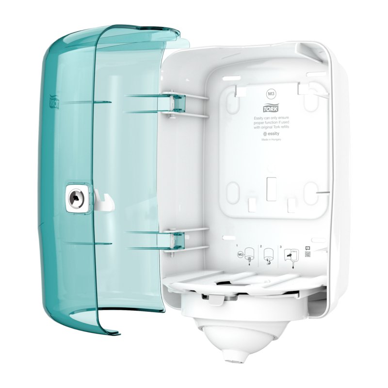 TORK Reflex Distributeur Mini, turquoise/blanc