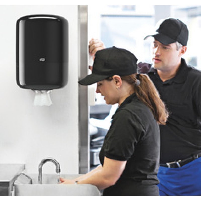 TORK Distributeur à dévidage central ELEVATION, noir