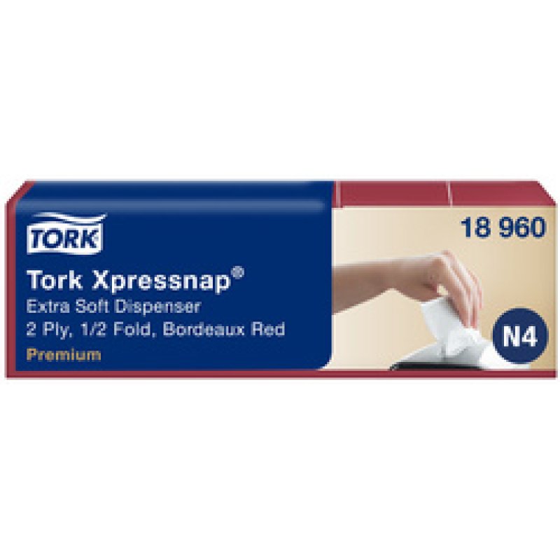 TORK Xpressnap Serviette, 213 x 165 mm, blanc naturel