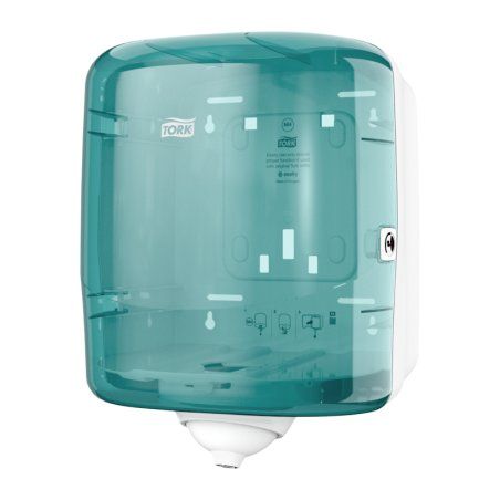 Tork 473180 paper towel dispenser Roll paper towel dispenser Turquoise, White