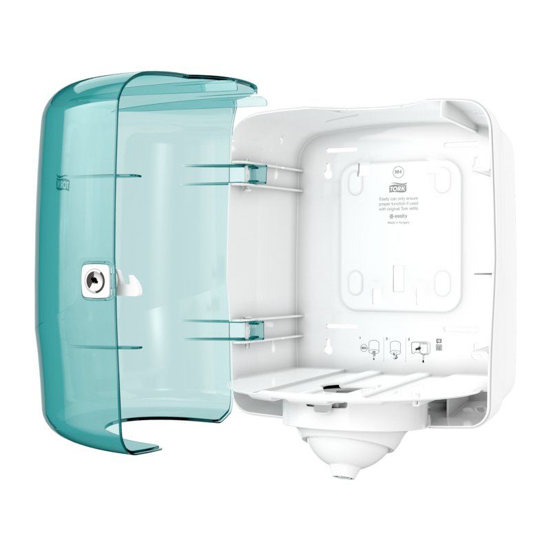 Tork 473180 paper towel dispenser Roll paper towel dispenser Turquoise, White