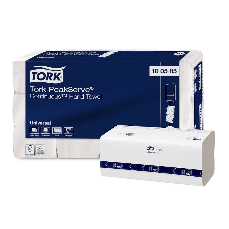 Tork PeakServe serviette en papier Blanc