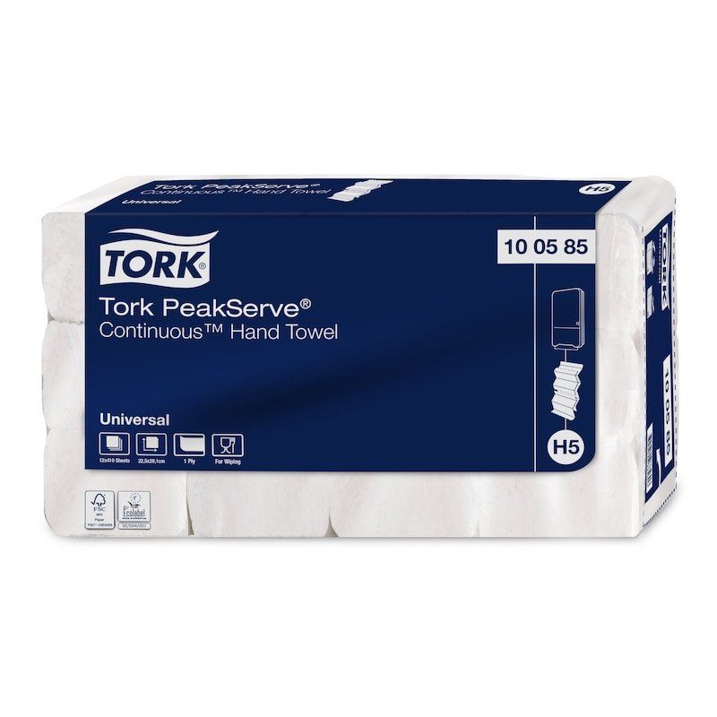 Tork PeakServe serviette en papier Blanc