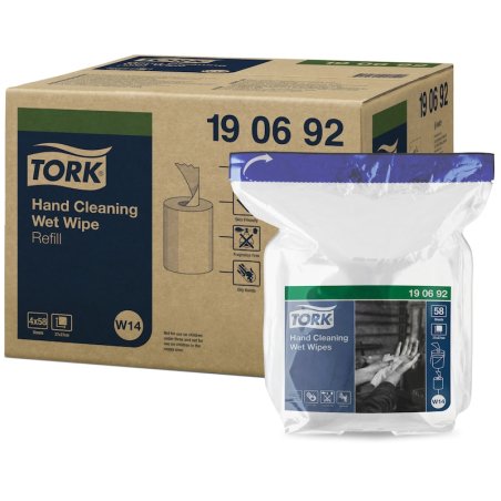Tork 190692 disposable personal wipe 58 pc(s) Unisex 58 sheets