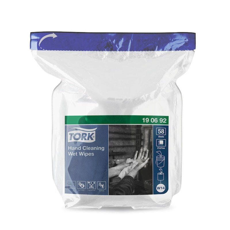 Tork 190692 disposable personal wipe 58 pc(s) Unisex 58 sheets