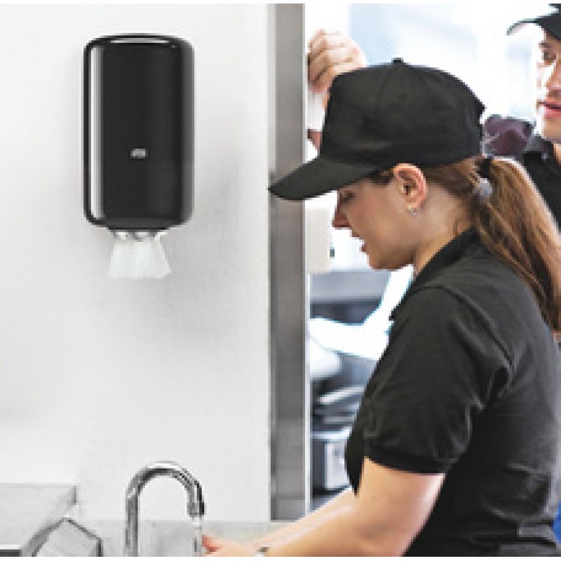 TORK Distributeur à dévidage central Mini ELEVATION, noir