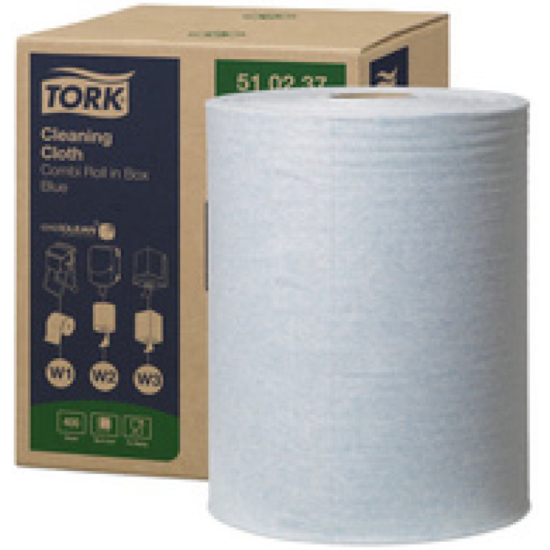 TORK Rouleau nettoyant multi-usage, 1 couche, 114 m, blanc
