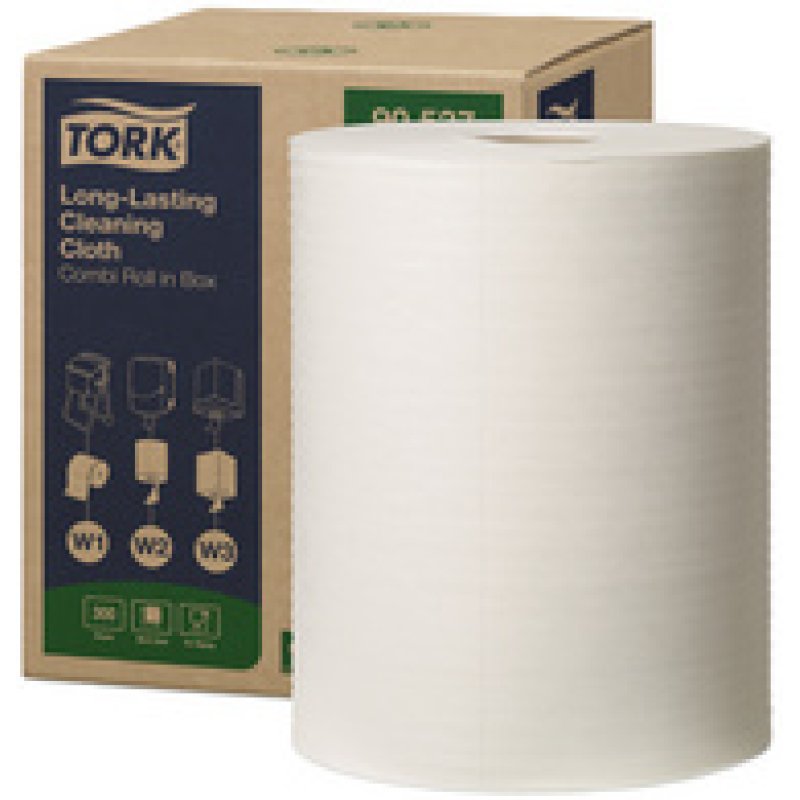 TORK Rouleau nettoyant multi-usage, 1 couche, 114 m, blanc