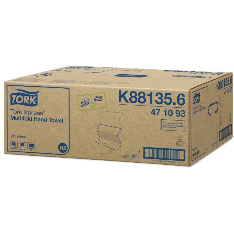 TORK Xpress Essuie-mains interfolié, 213 x 234, pliage en Z