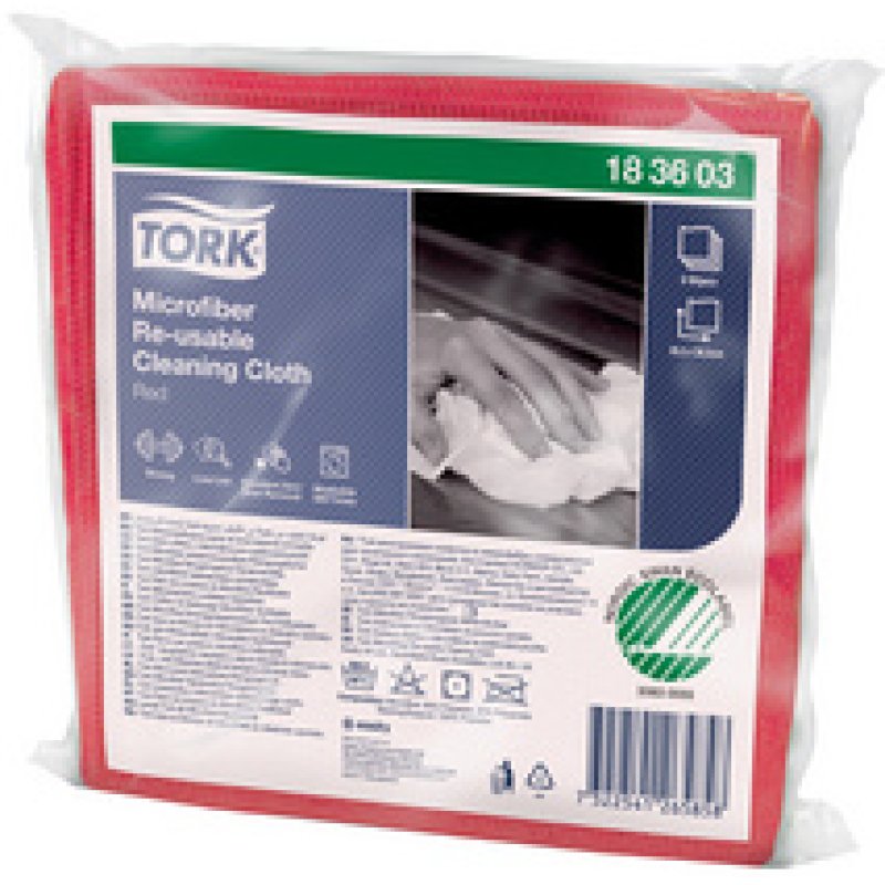 TORK Chiffon de nettoyage tout usage, 305 x 305 mm, bleu