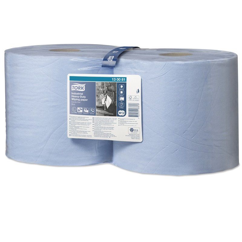 Tork 130081 serviette en papier 350 feuilles Bleu 119 m