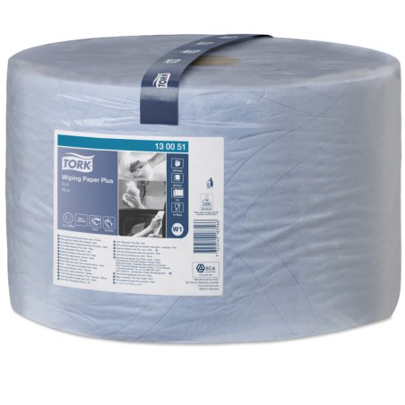 TORK Rouleau nettoyant multi-usage, 2 couches, 510 m, bleu