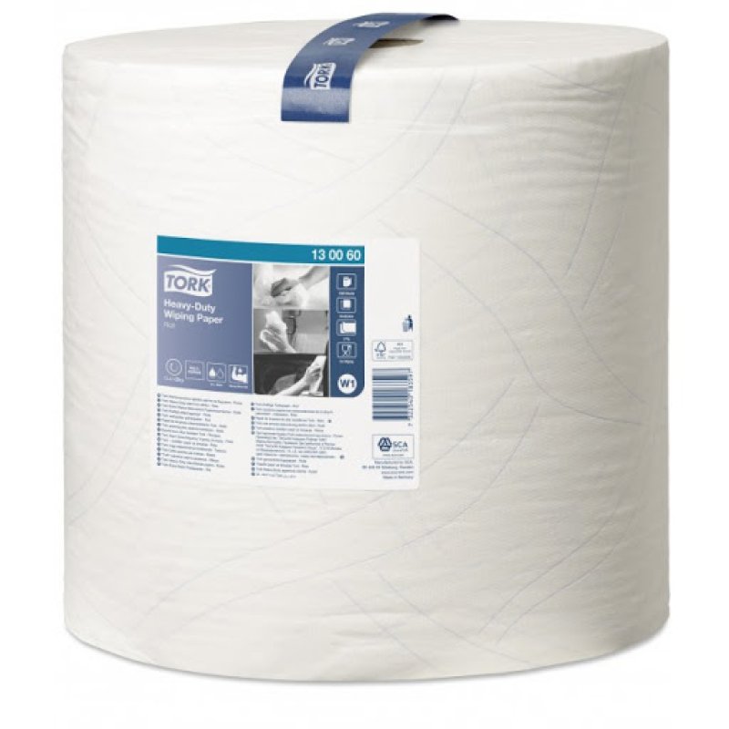 TORK Rouleau nettoyant multi-usage, 340m, extra épais, blanc