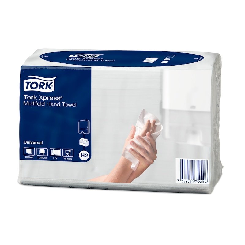 TORK Xpress Essuie-mains interfolié, 213x240mm, pliage en Z