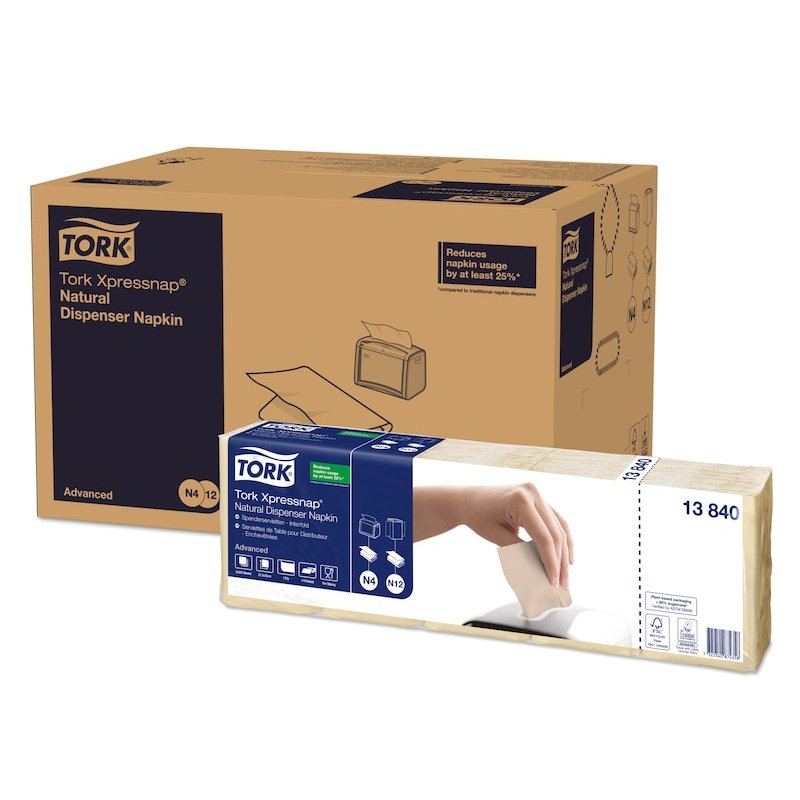 Tork 13840 paper napkins Natural 1125 pc(s)
