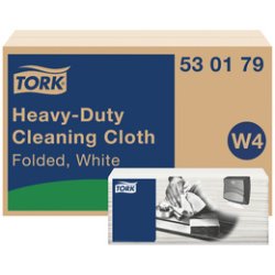 TORK Chiffon de nettoyage, 415 x 355 mm, extra épais, blanc