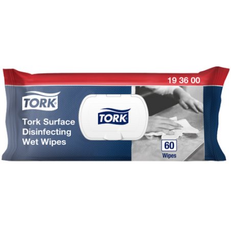TORK Lingette désinfectante pour surfaces, 180 x 200 mm